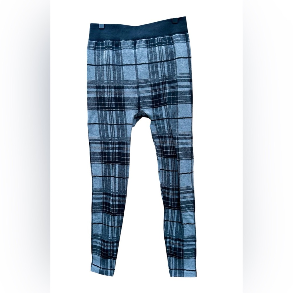 gmi Plaid Stretchy Leggings Girls Sz. Large Thick